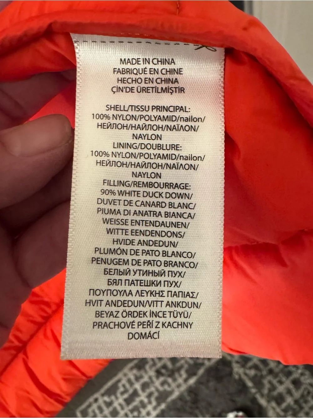 Ralph Lauren Orange-Lined Camo Puffer Vest